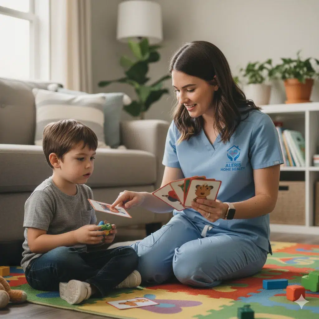 ASD treatment Houston home-based care session